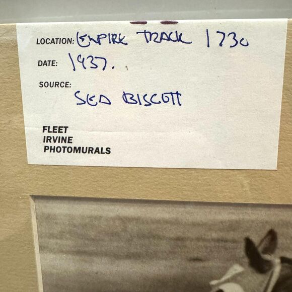 Seabiscuit Man O War Horse Racing Photo Print Set Of 3 Fleet Irvine Photomurals - Picture 7 of 9